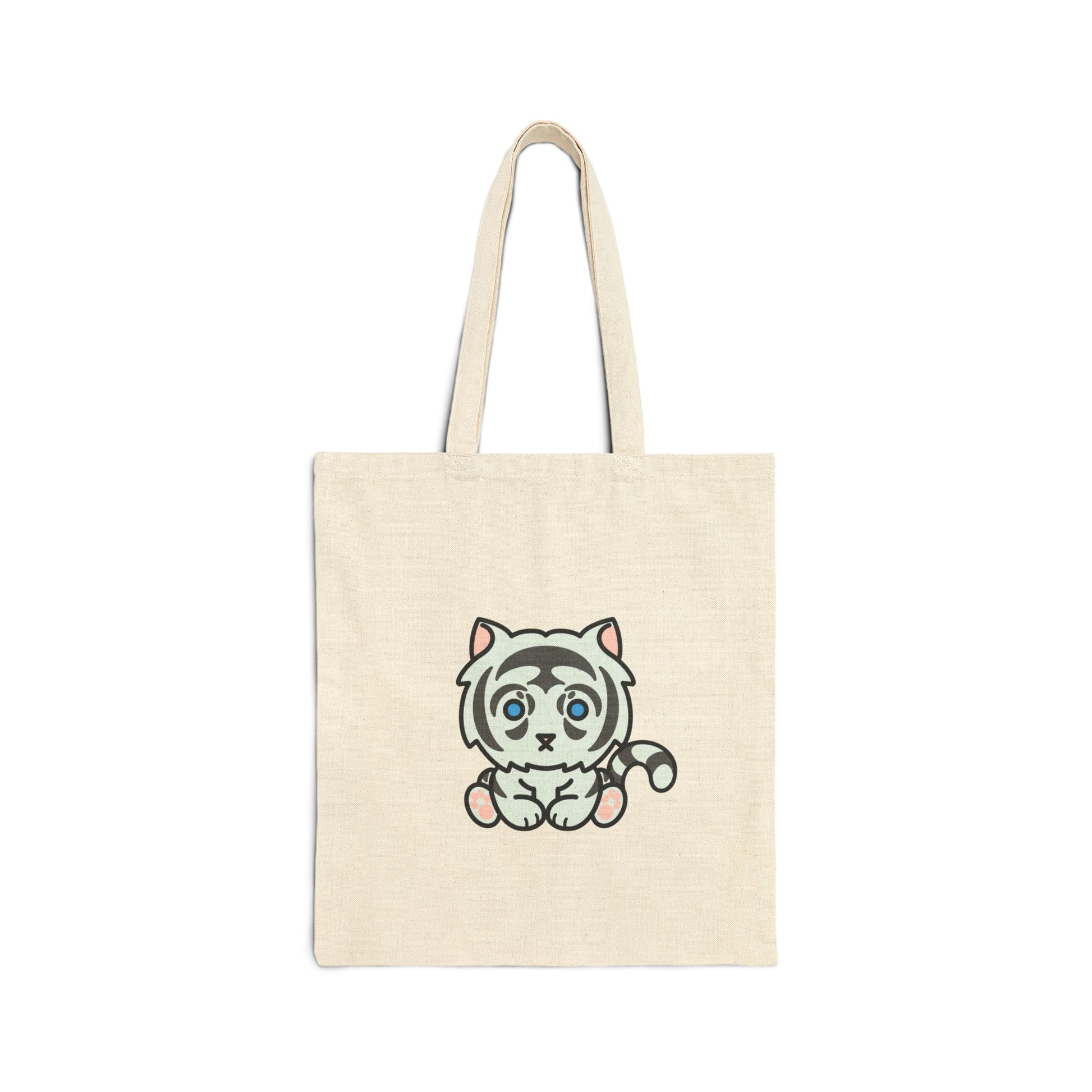 Blessed Baekho - 15" x 16" - Natural and Black - Tote Bag