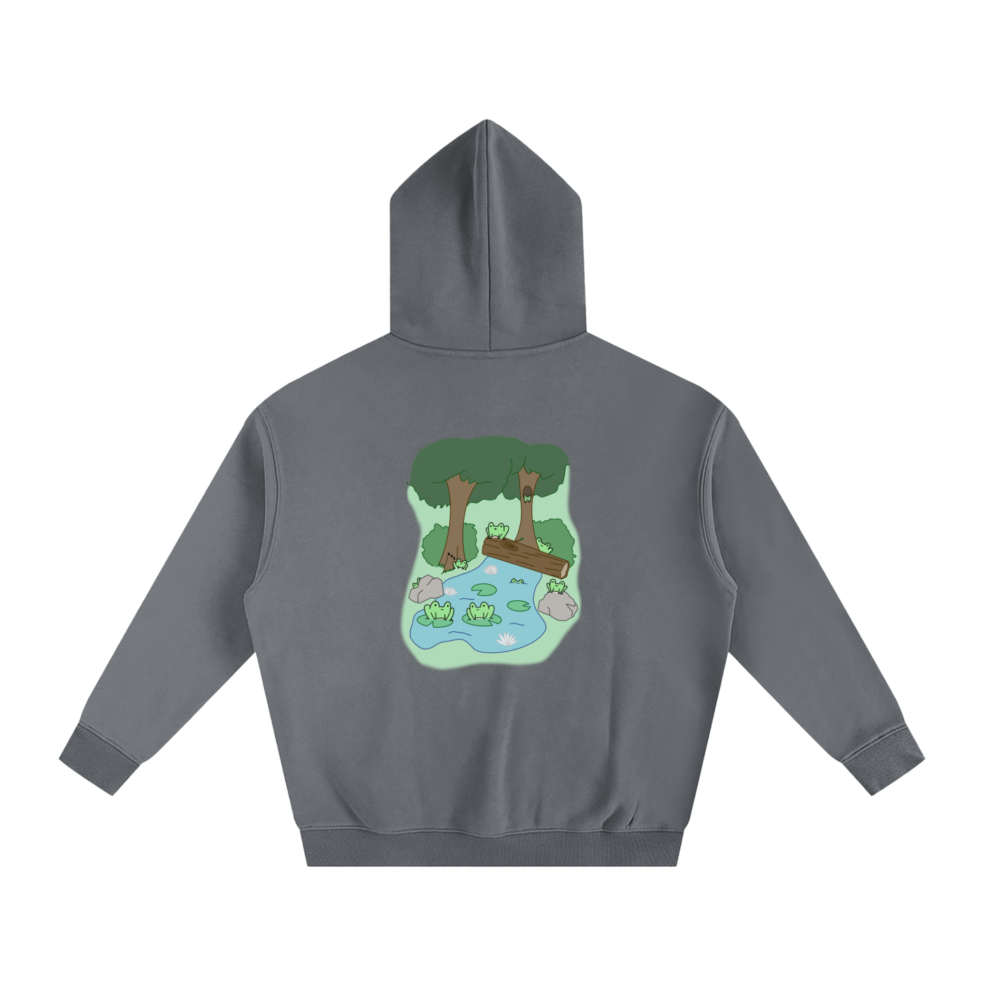 Friendly Frogger Oversize Hoodie