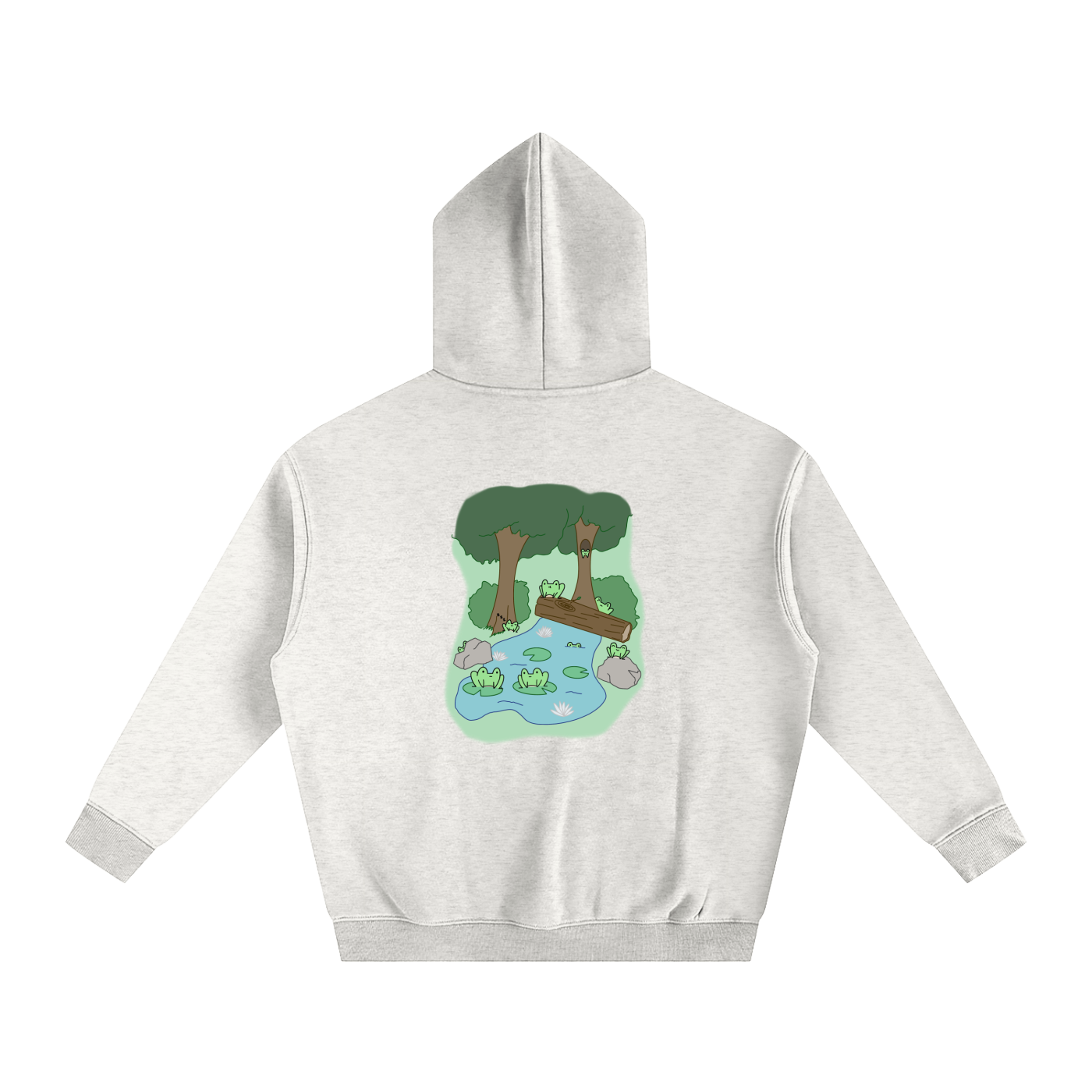 Friendly Frogger Oversize Hoodie