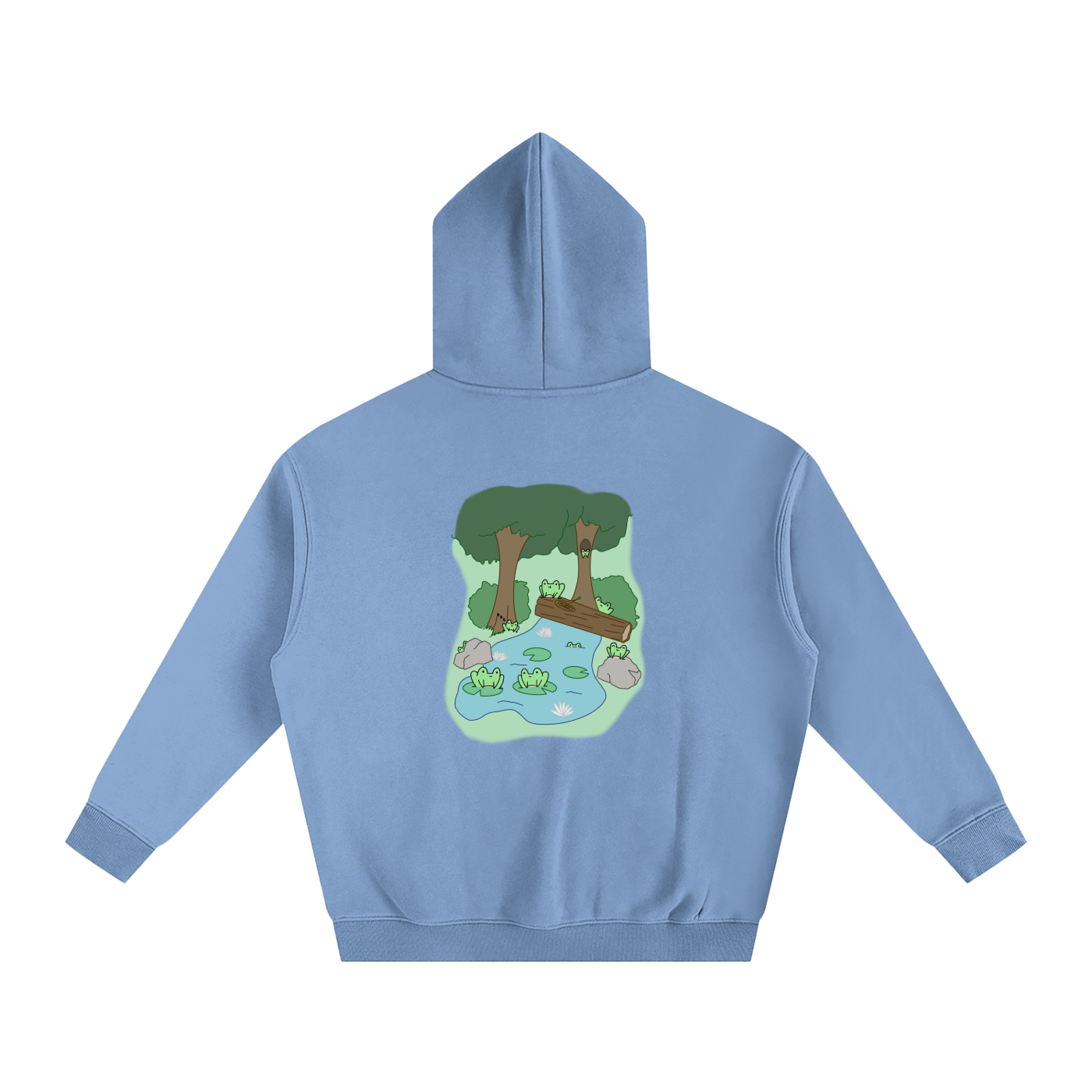 Friendly Frogger Oversize Hoodie