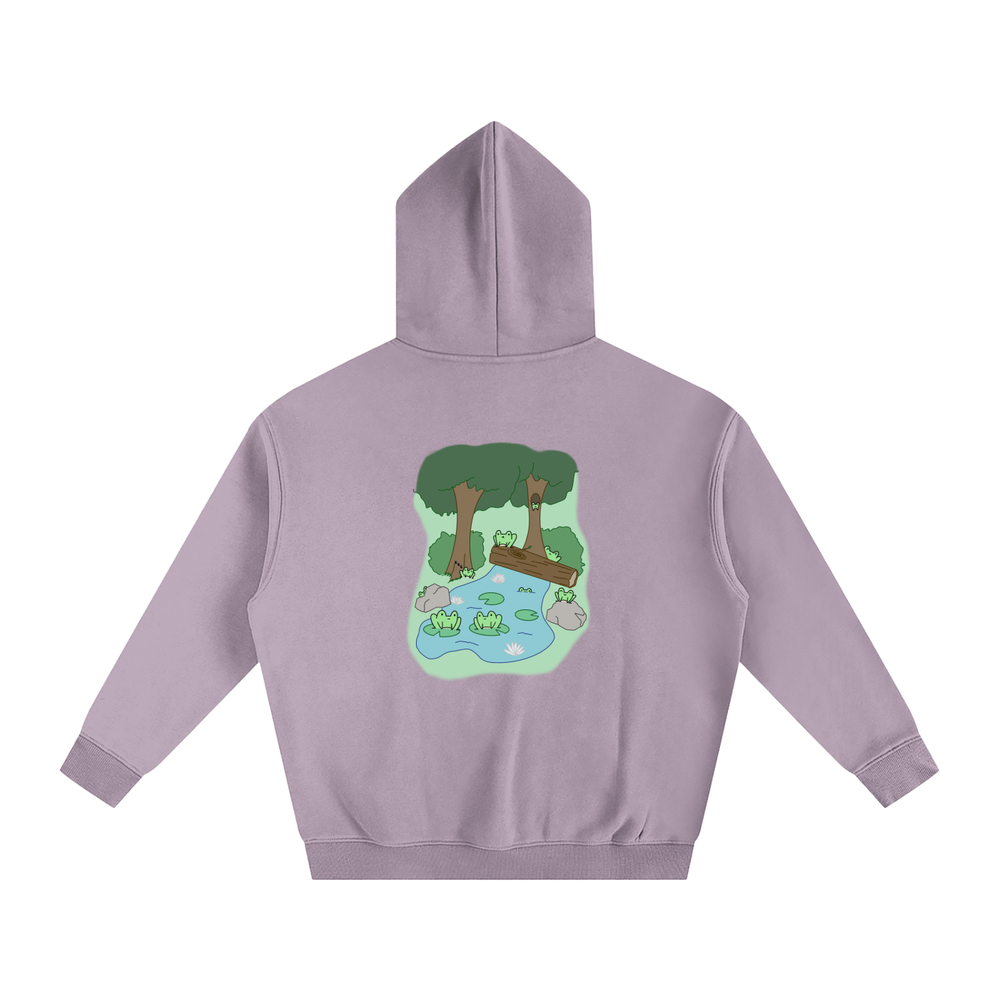 Friendly Frogger Oversize Hoodie
